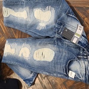 Men's jeans 34x32 distressed jeans new